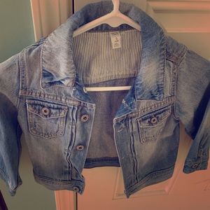Barely used excellent Baby gap jean jacket💙